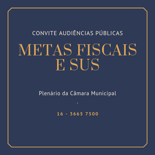 201996_RS - AUDIÊNCIAS SUS E METAS FISCAIS